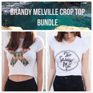 Brandy Melville Crop Top Bundle